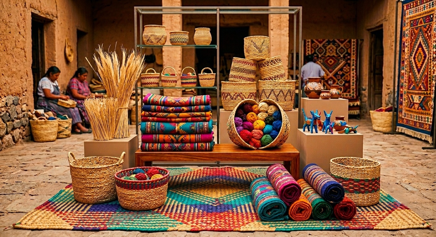 Color y tradición — artesanías mexicanas